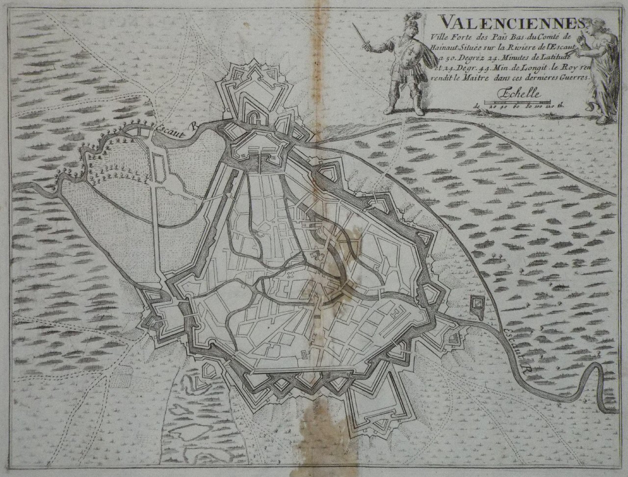 Map of Valenciennes - Valenciennes